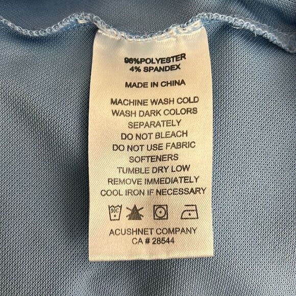 FootJoy FJ Solid Performance Golf Jersey Polo Medium - Picture 9 of 9